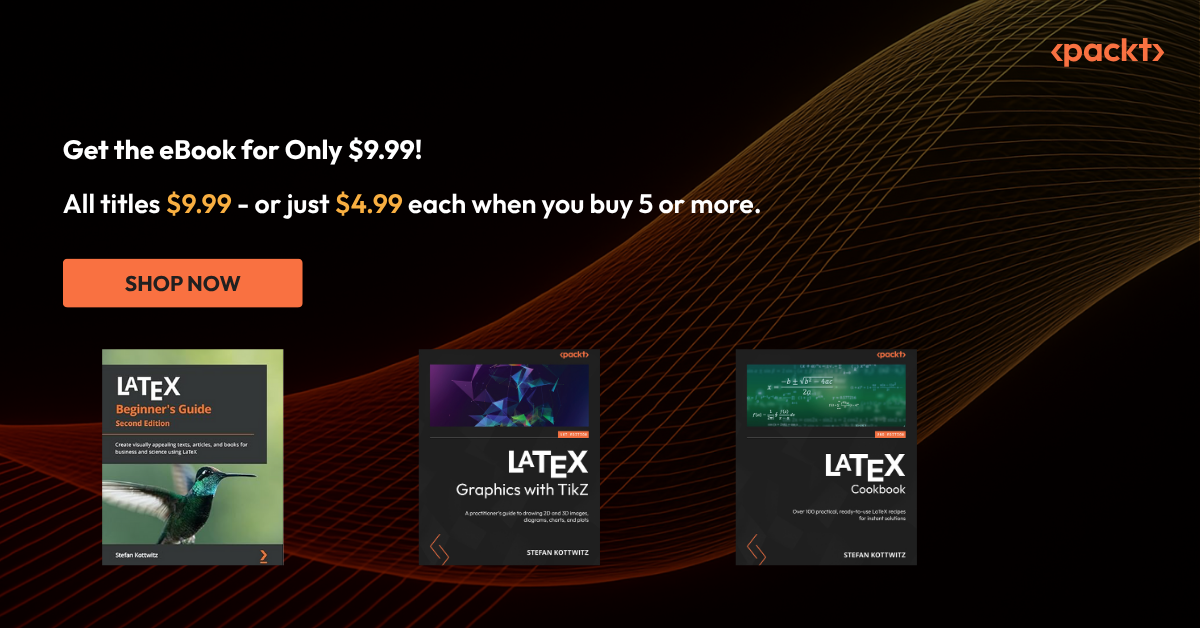 LaTeX ebooks for $4.99